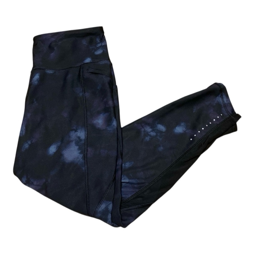 Old Navy Women’s High-Waisted PowerSoft Side-Pocket 7/8 Run Leggings Size L Gym - Picture 3 of 15